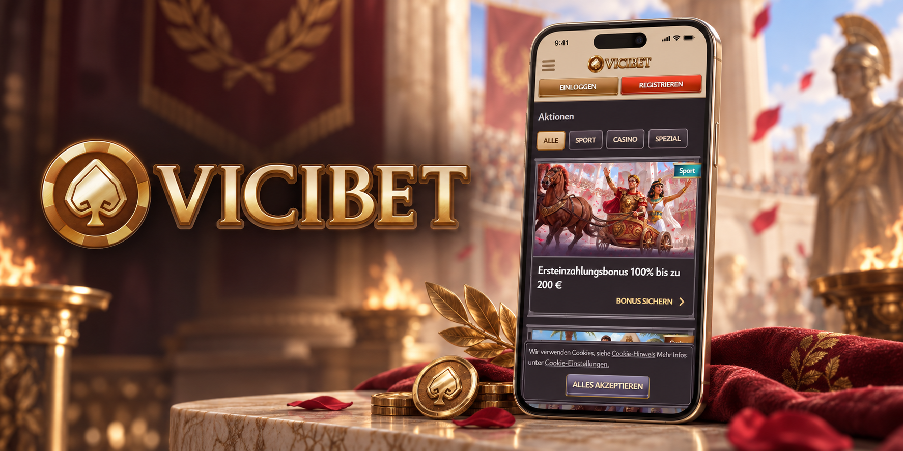 ViciBet Casino App-Screenshot